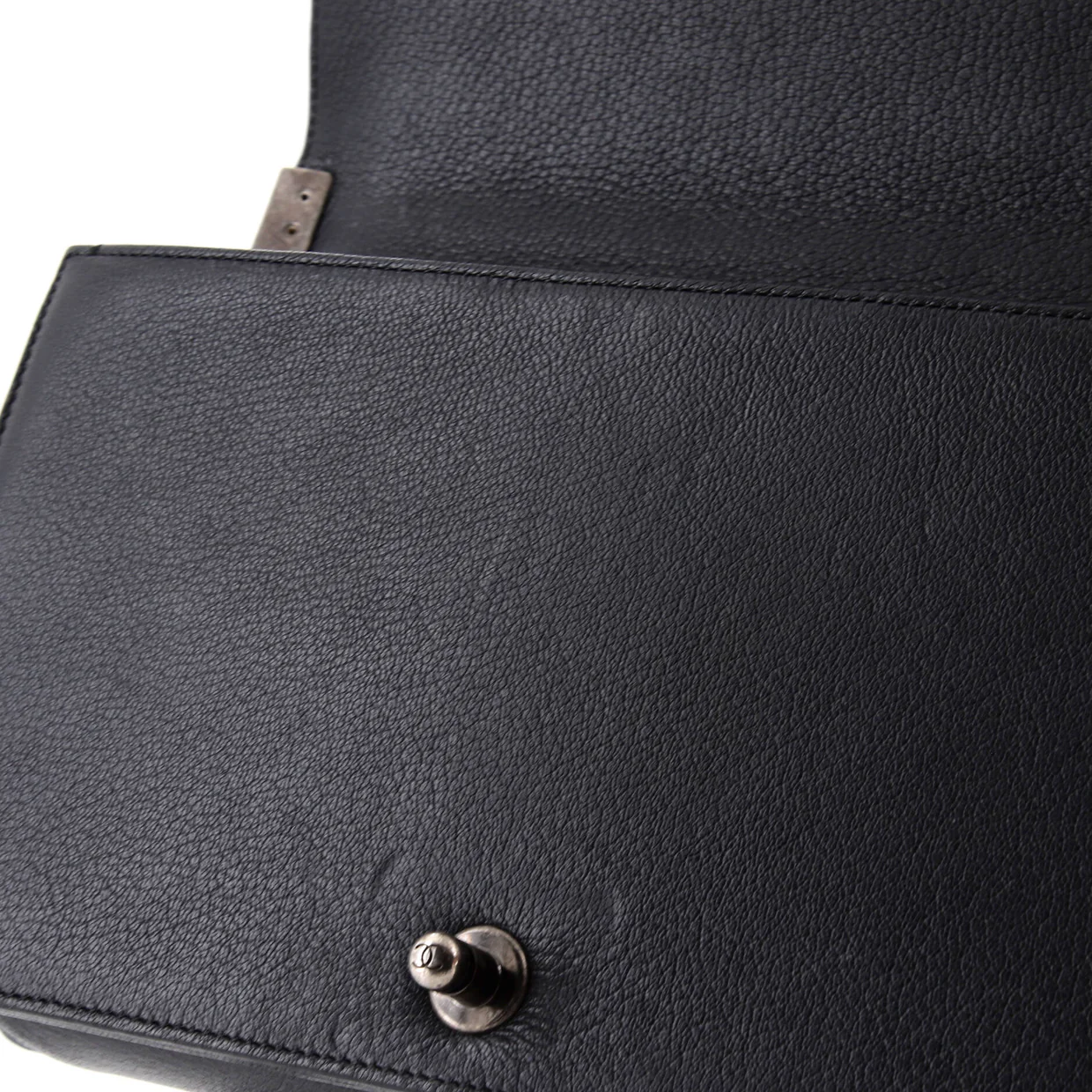 Boy Flap Bag Quilted Goatskin with Patent New Medium - Deep Luxury