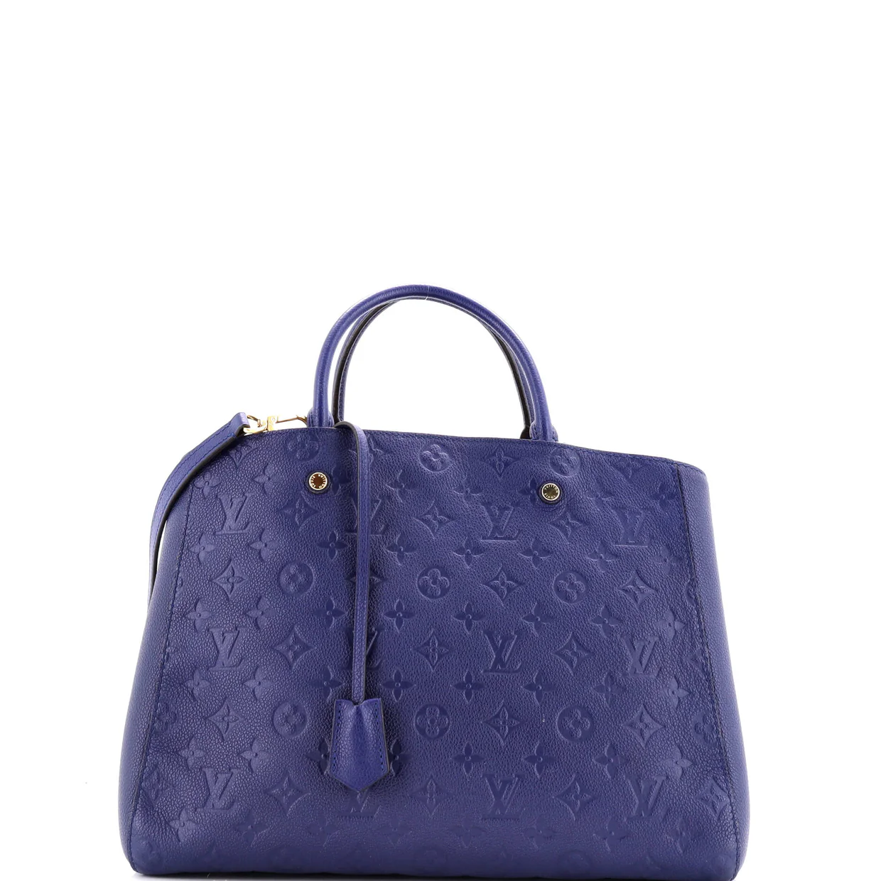 Montaigne Handbag Monogram Empreinte Leather GM - Deep Luxury