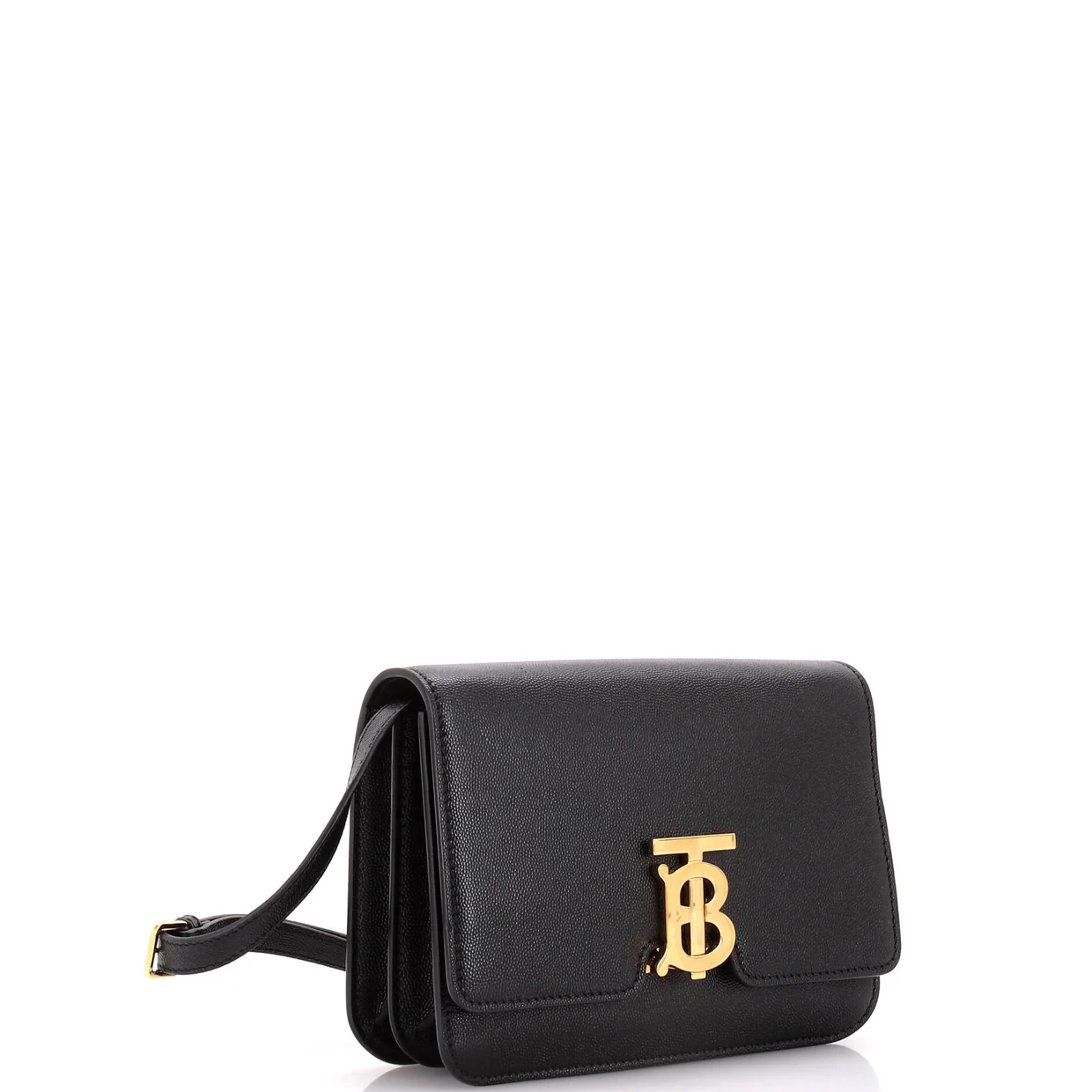 TB Flap Bag Leather Small - Deep Luxury
