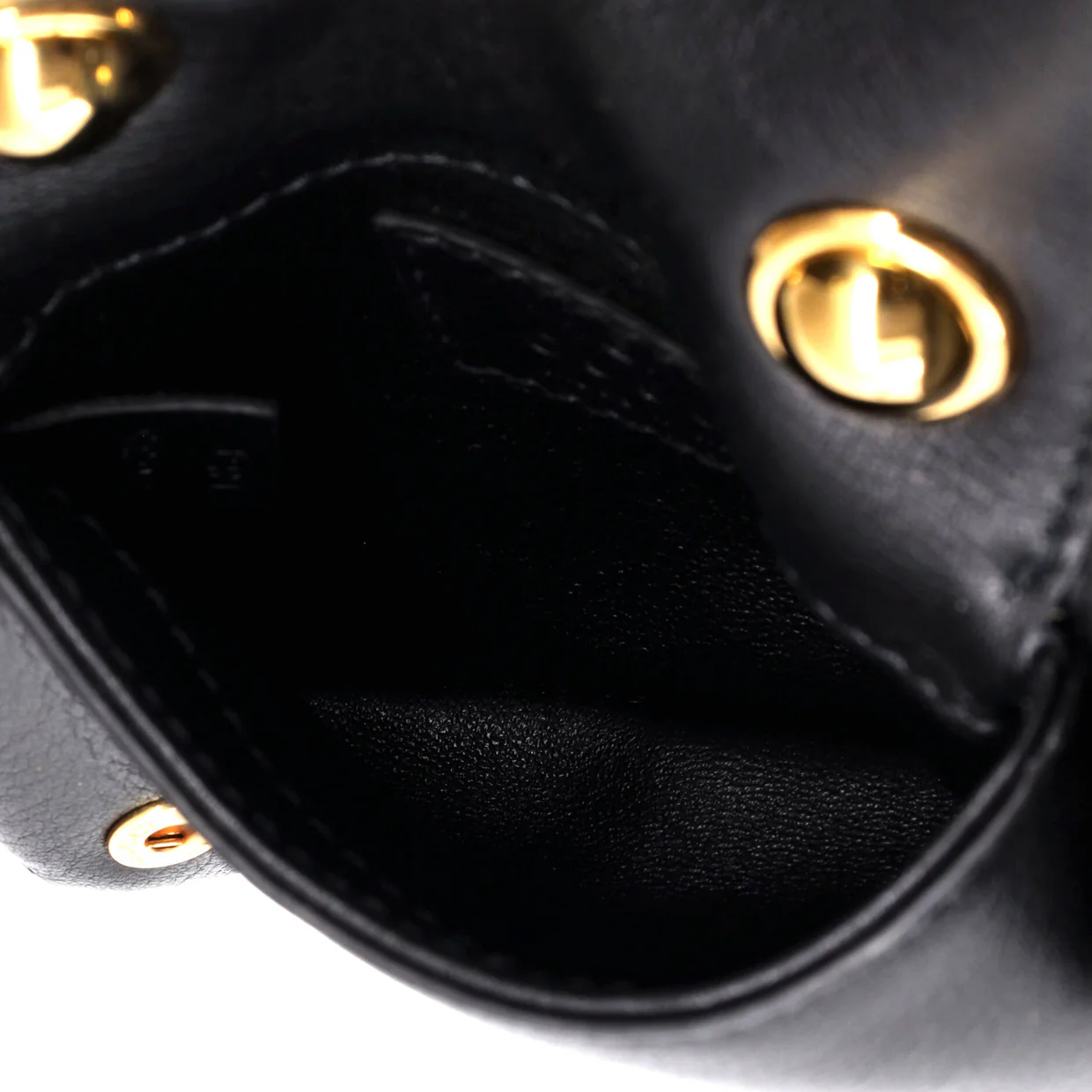 Blondie NM Card Case Wallet with Strap Leather - Deep Luxury