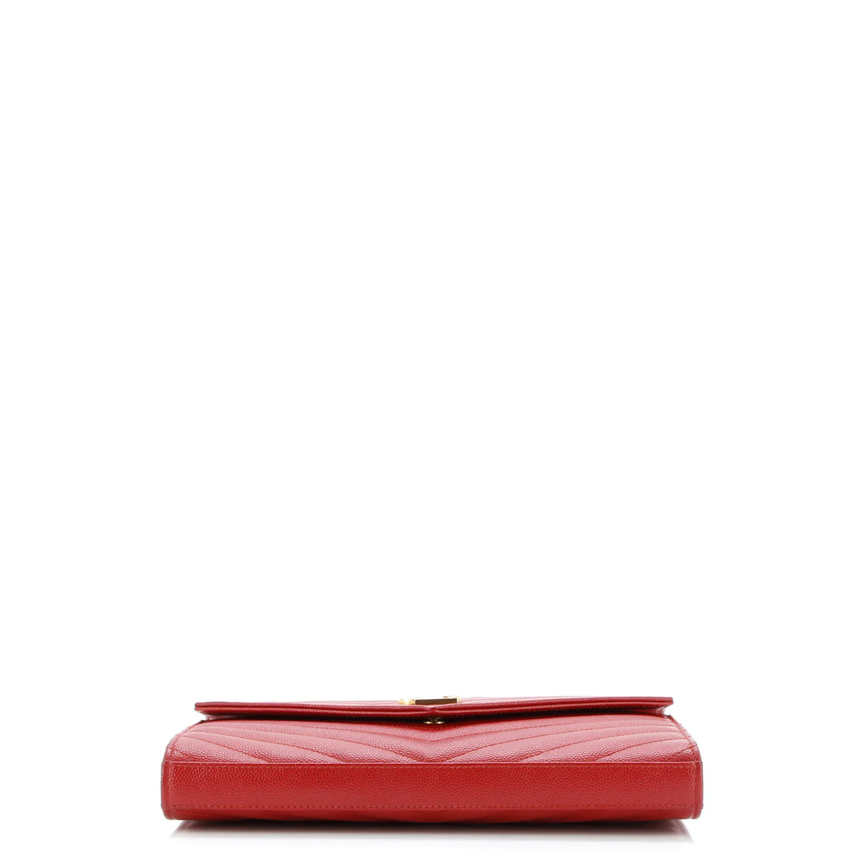 Classic Monogram Wallet on Chain Matelasse Chevron Leather Medium - Deep Luxury