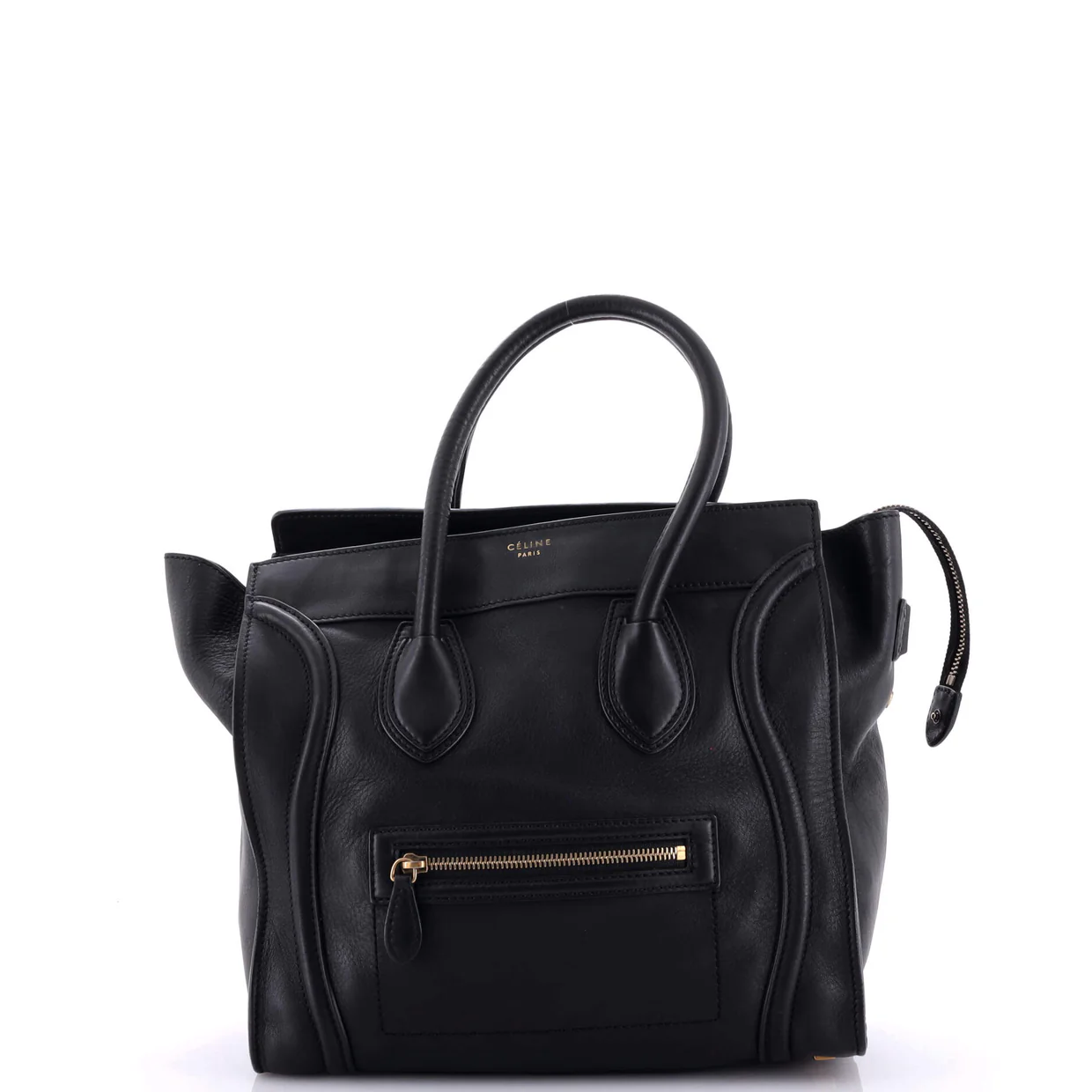 Luggage Bag Smooth Leather Mini - Deep Luxury
