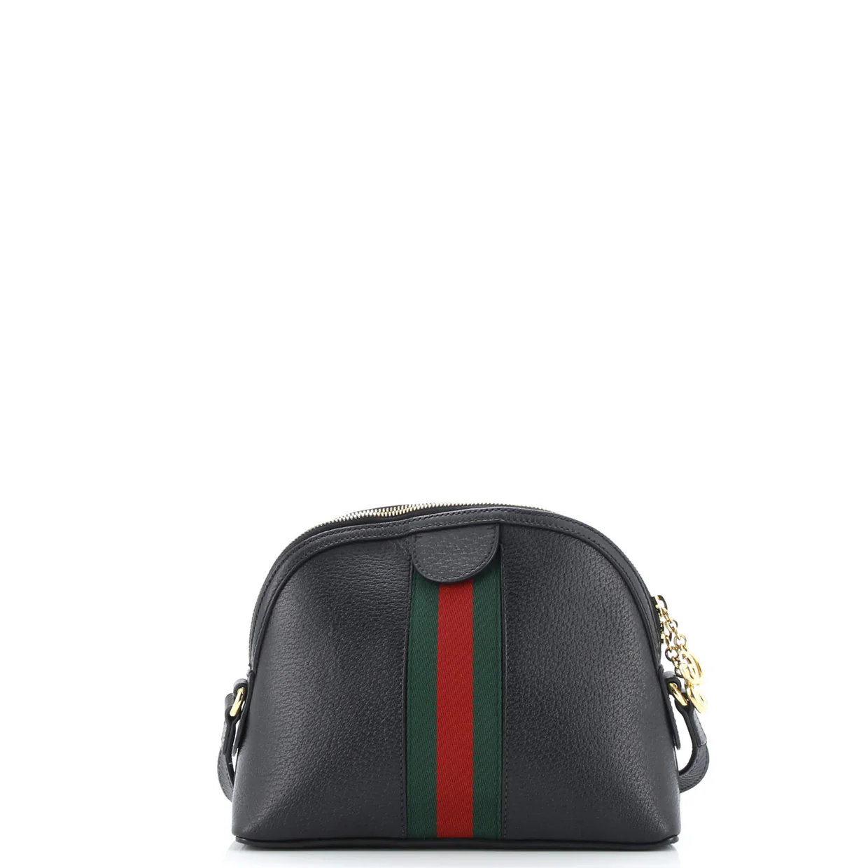 Ophidia Dome Shoulder Bag Leather Small - Deep Luxury