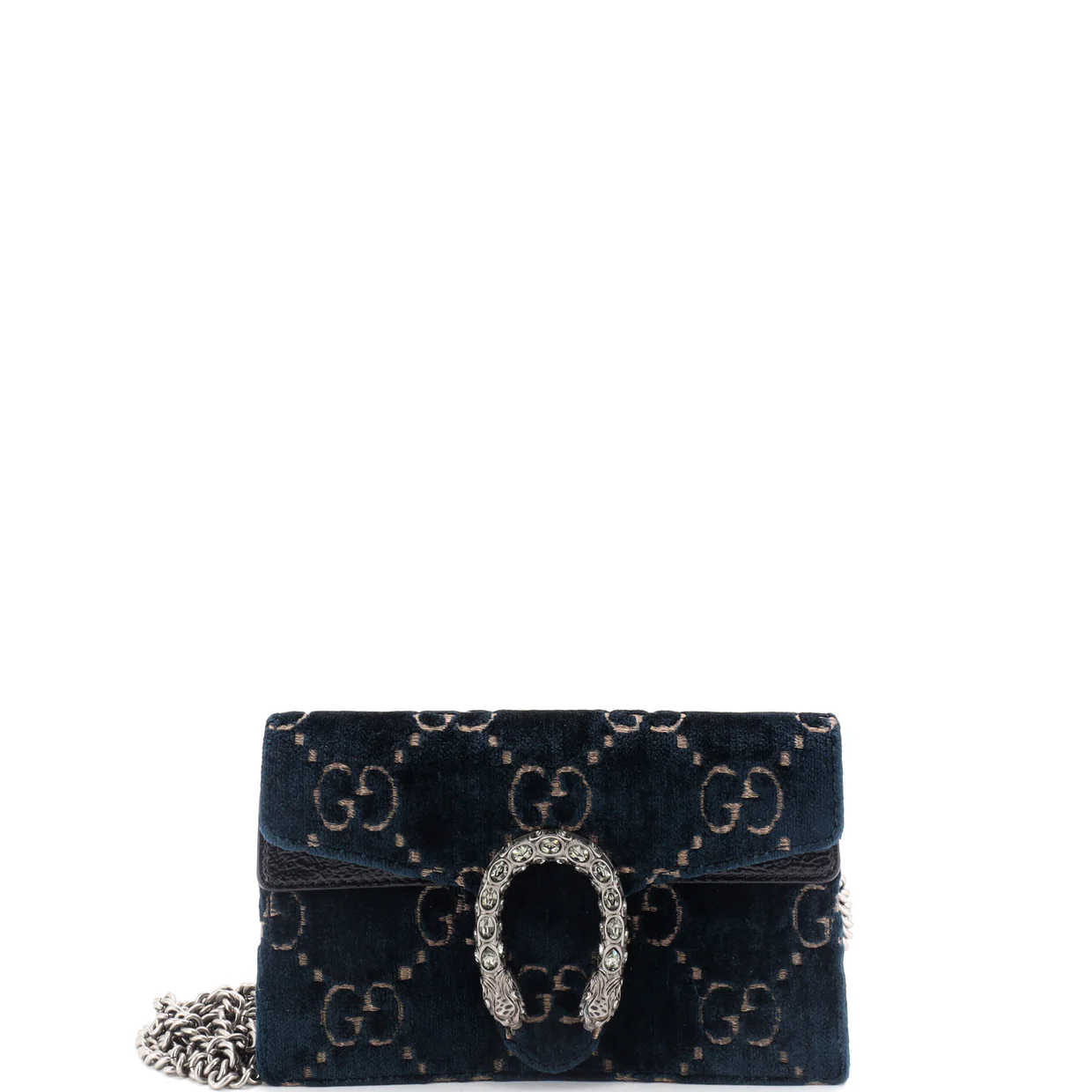 Dionysus Bag GG Velvet Super Mini - Deep Luxury