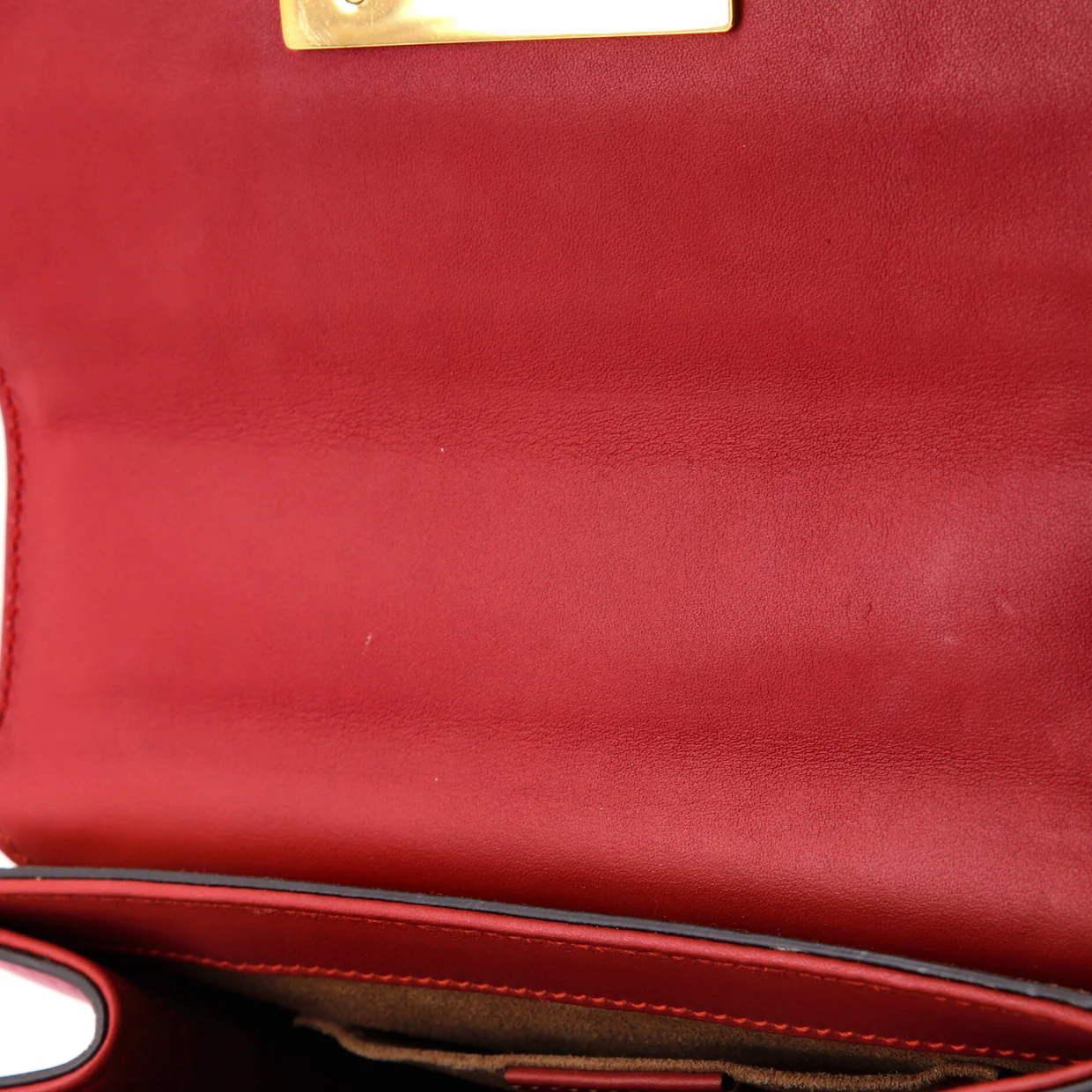 Padlock Shoulder Bag GG Coated Canvas and Leather Small - Deep Luxury