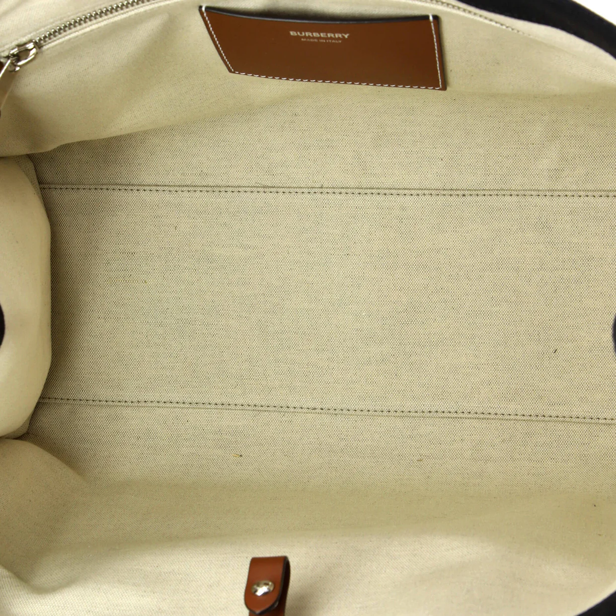 Freya Shopping Tote Canvas with Leather Medium - Deep Luxury