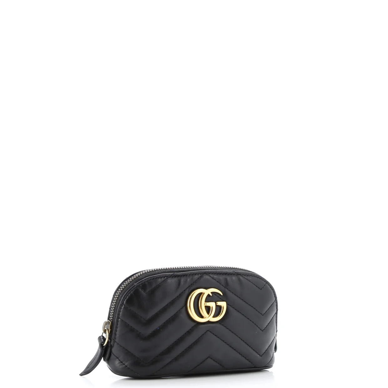 GG Marmont Cosmetic Case Matelasse Leather Medium - Deep Luxury