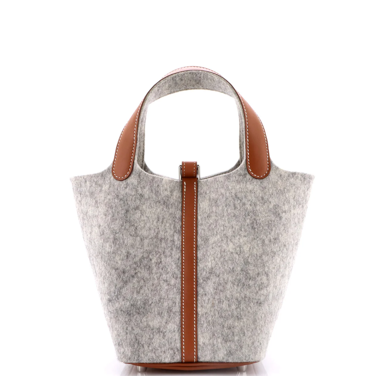 Picotin Lock Bag Felt with Leather PM - Deep Luxury