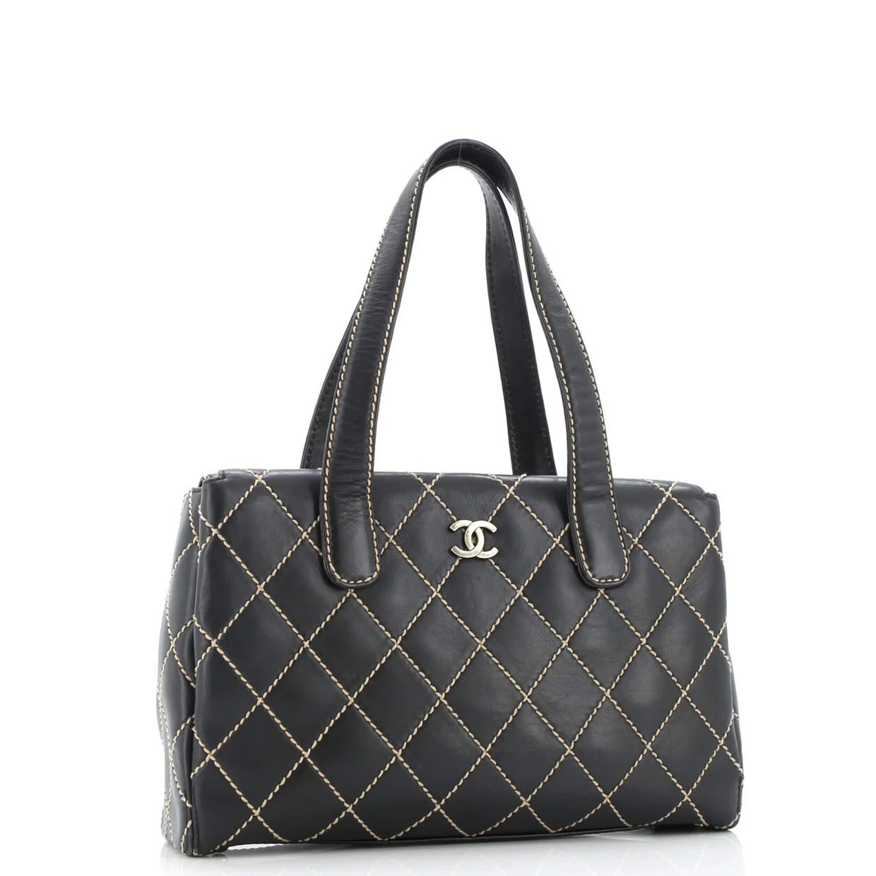Surpique Tote Quilted Leather Medium - Deep Luxury