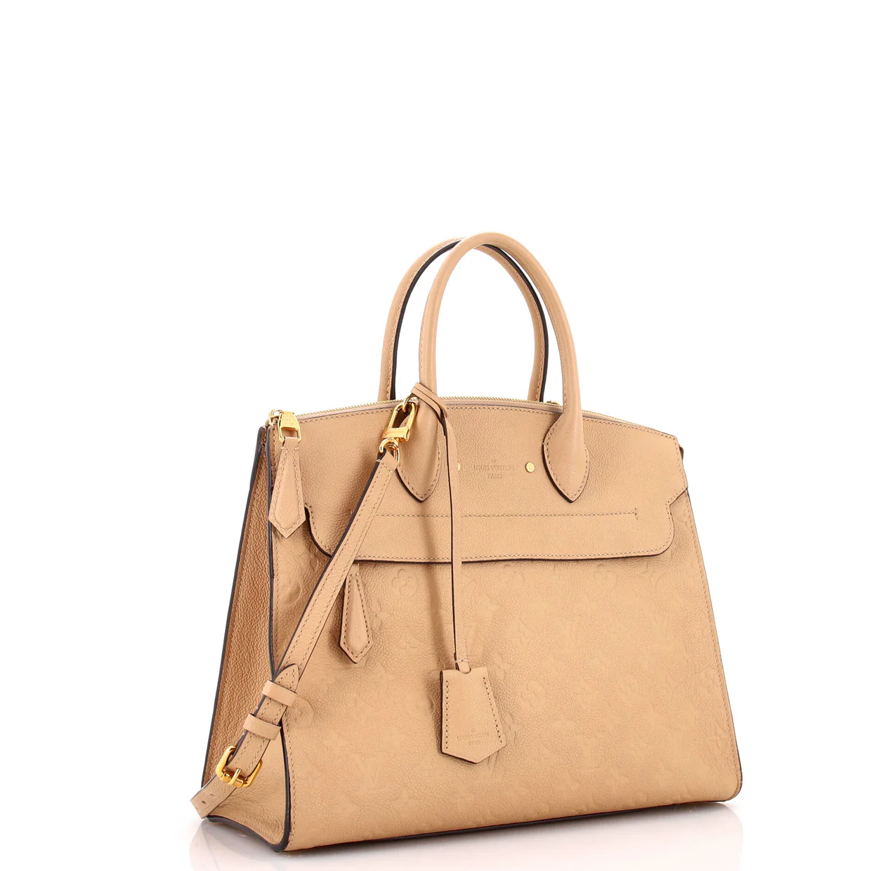 Pont Neuf Handbag Monogram Empreinte Leather GM - Deep Luxury