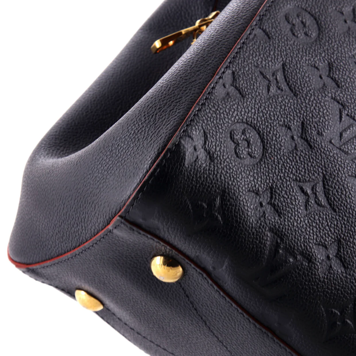 Montaigne Handbag Monogram Empreinte Leather MM - Deep Luxury
