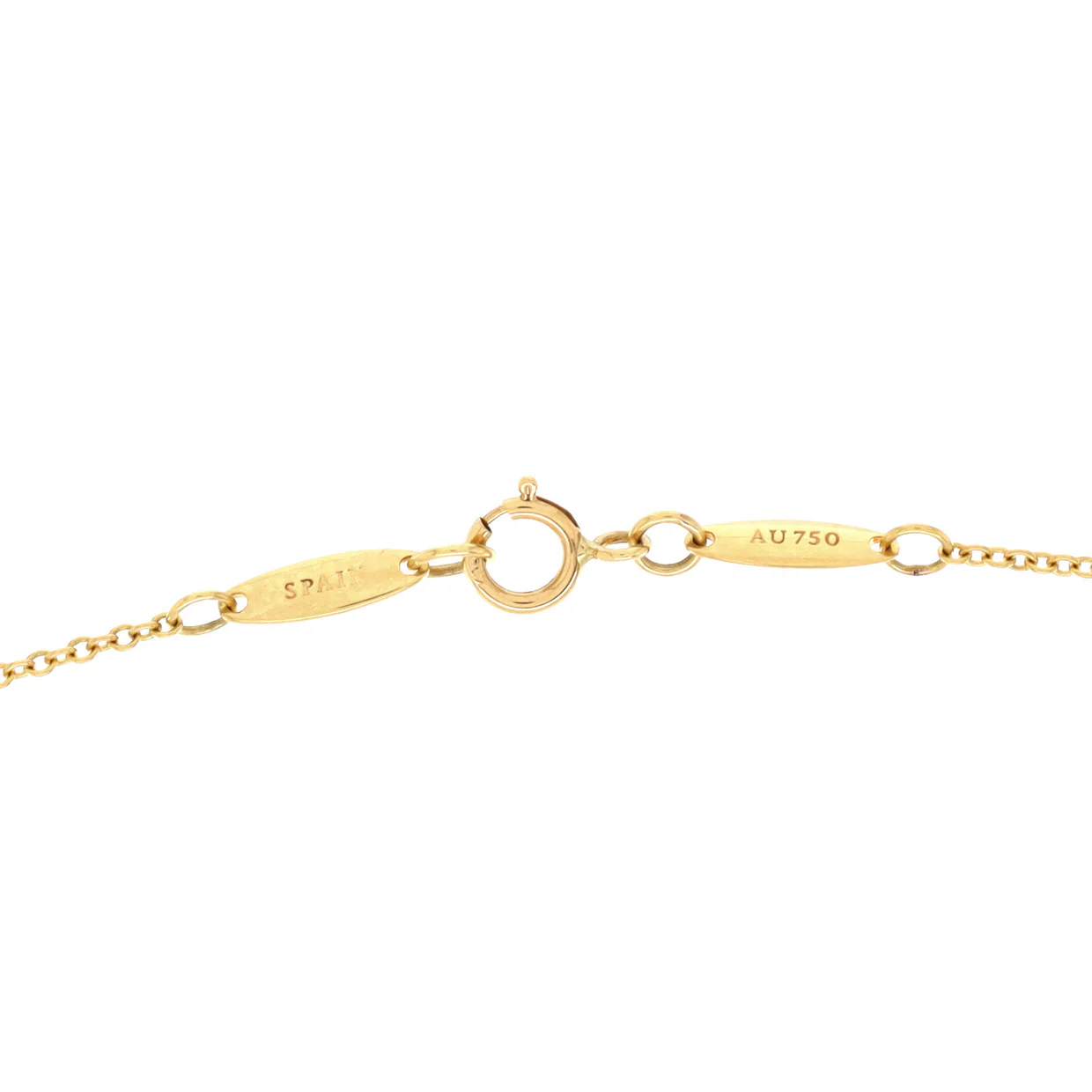 Elsa Peretti Open Heart Pendant Necklace 18K Yellow Gold 11mm - Deep Luxury