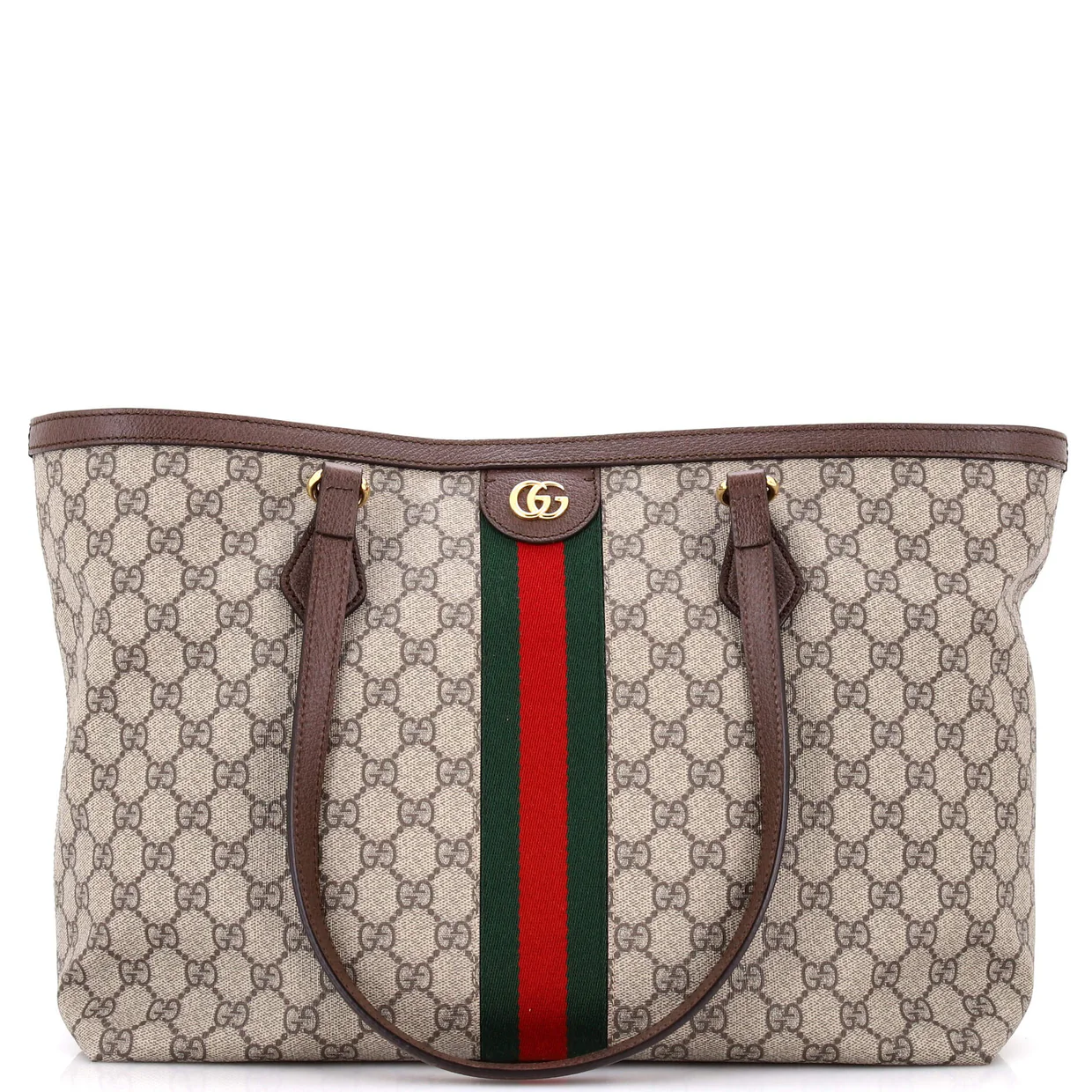 Ophidia Shopping Tote GG Coated Canvas Medium - Deep Luxury