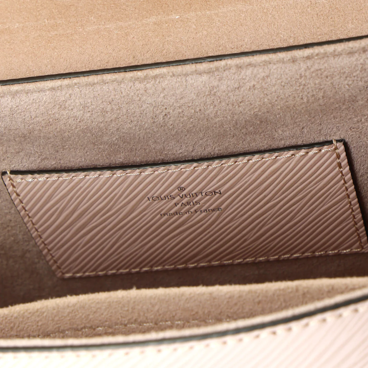 Twist Convertible Handbag Whipstitch Epi Leather MM - Deep Luxury