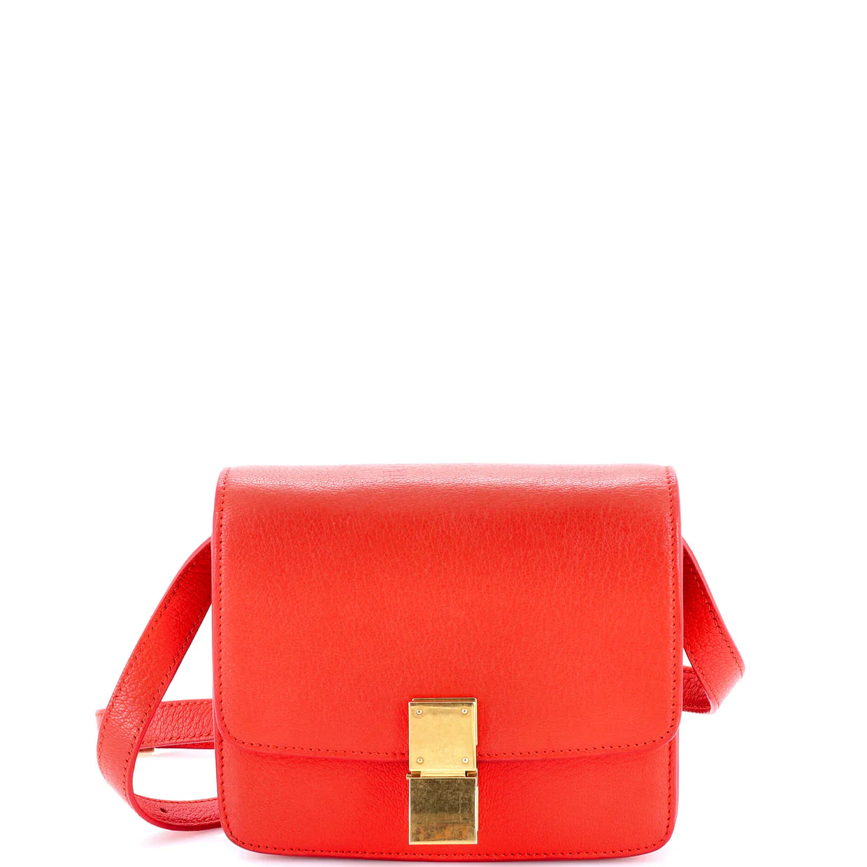 Classic Box Bag Grainy Leather Small - Deep Luxury