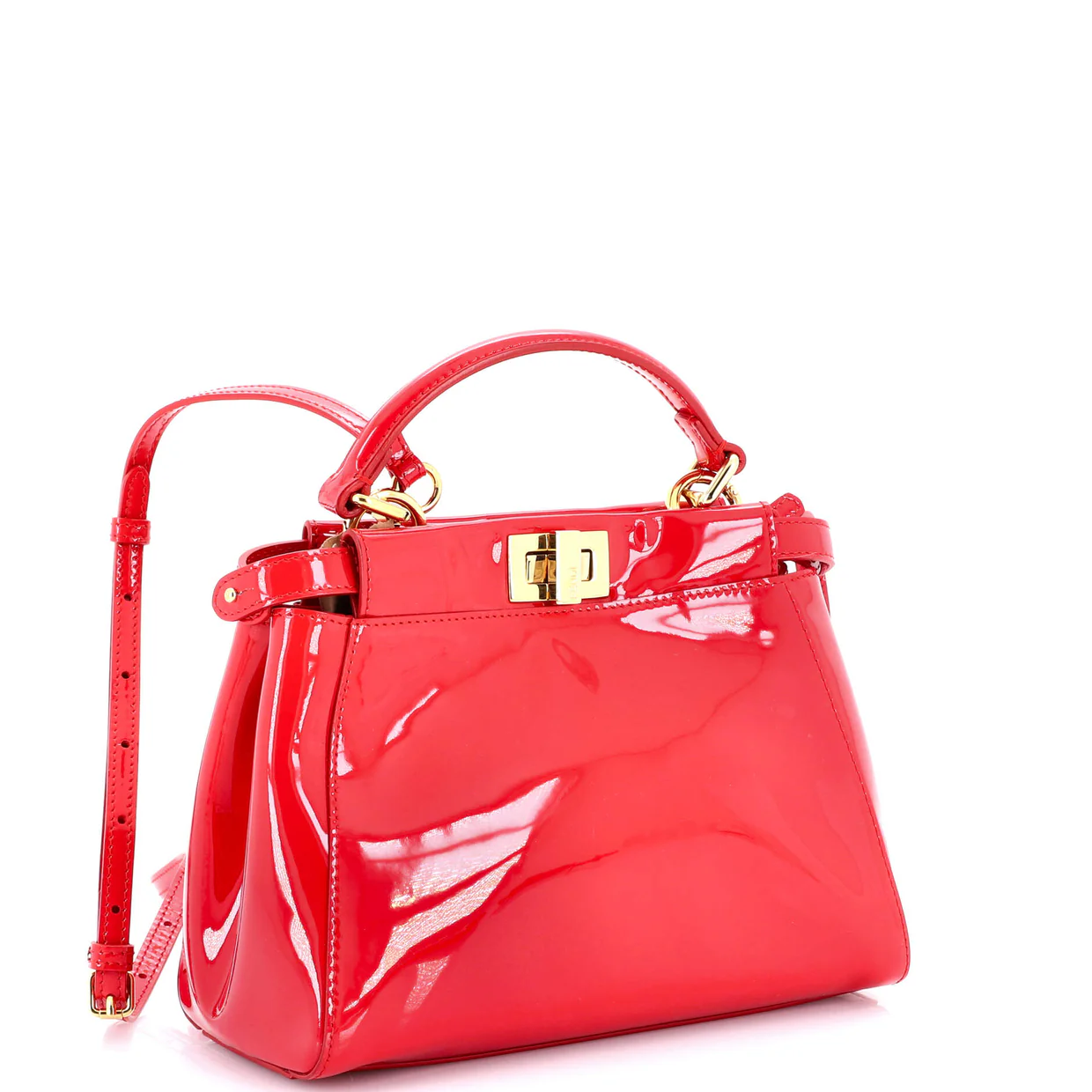 Peekaboo Iconic Bag Patent Mini Mini - Deep Luxury