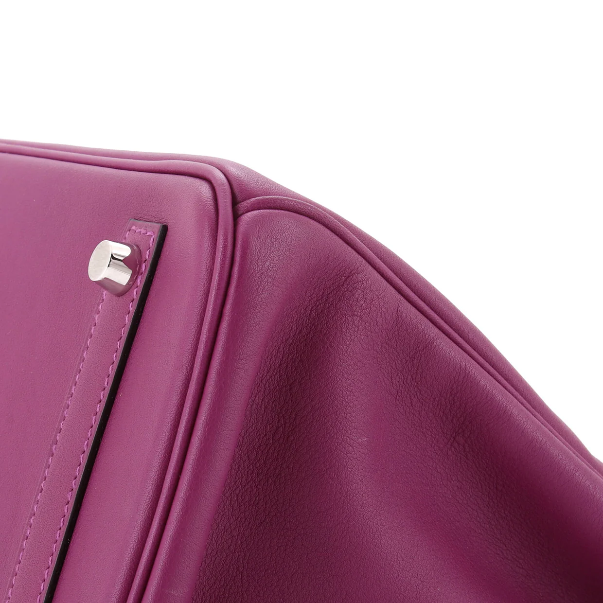 Birkin Handbag Anemone Swift with Palladium Hardware 30 - Deep Luxury