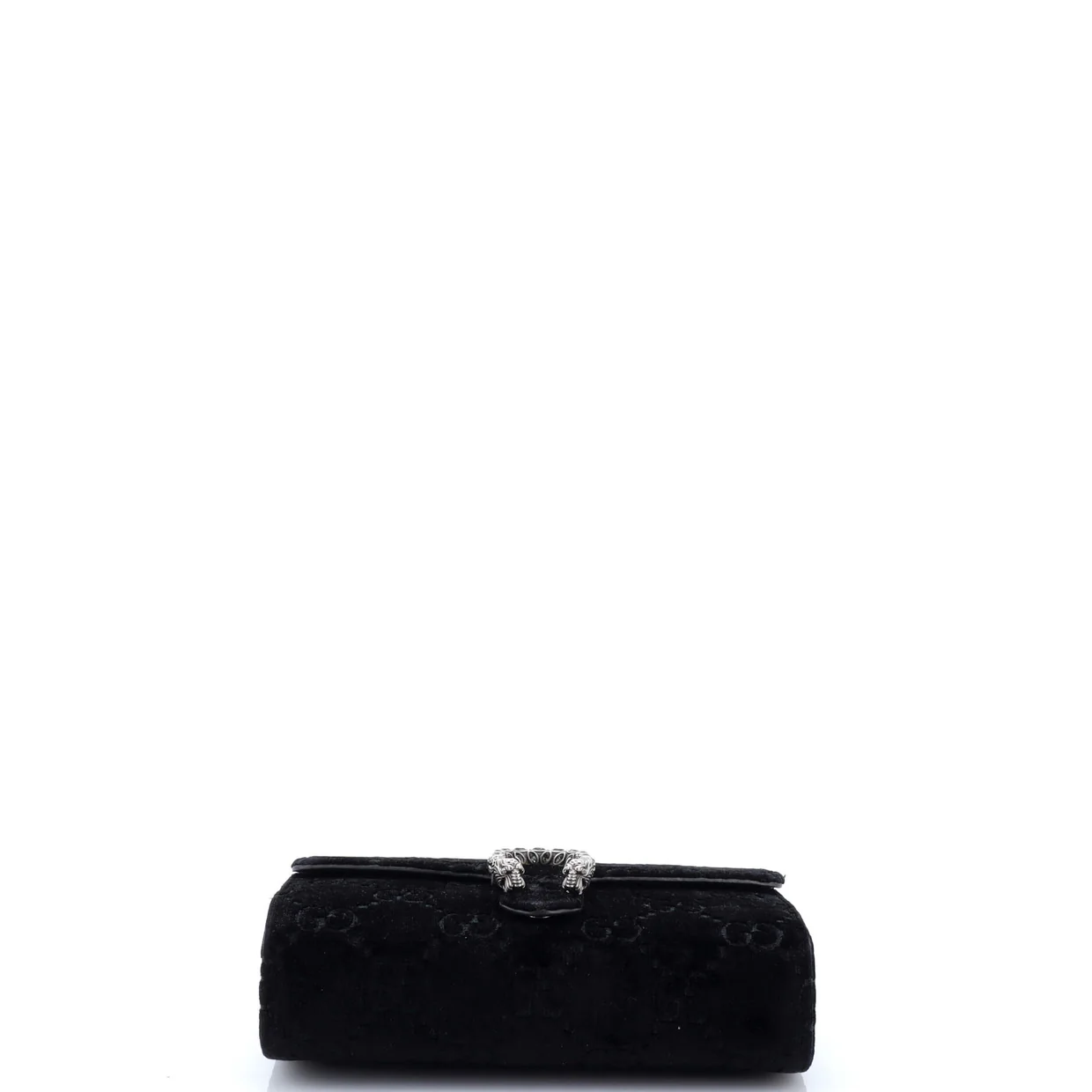 Dionysus Chain Wallet GG Velvet Small - Deep Luxury