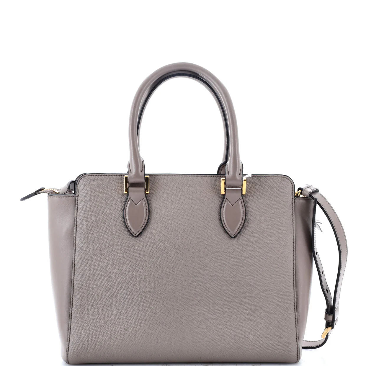 Convertible Tote Saffiano with Soft Calf Small - Deep Luxury