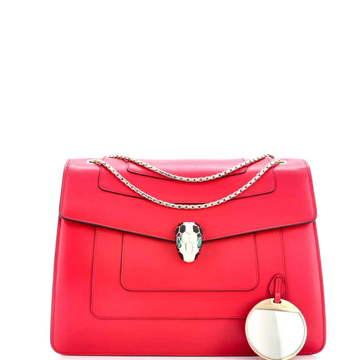 Serpenti Forever Square Shoulder Bag Leather Medium - Deep Luxury