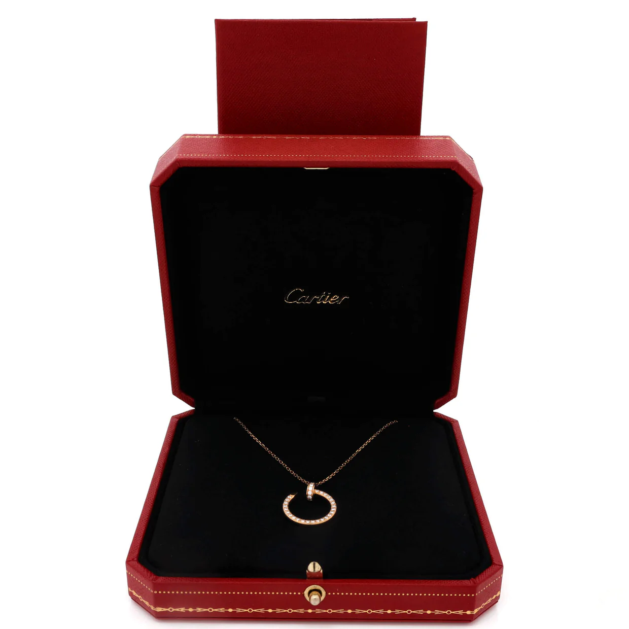 Juste un Clou Pendant Necklace 18K Yellow Gold and Diamonds - Deep Luxury