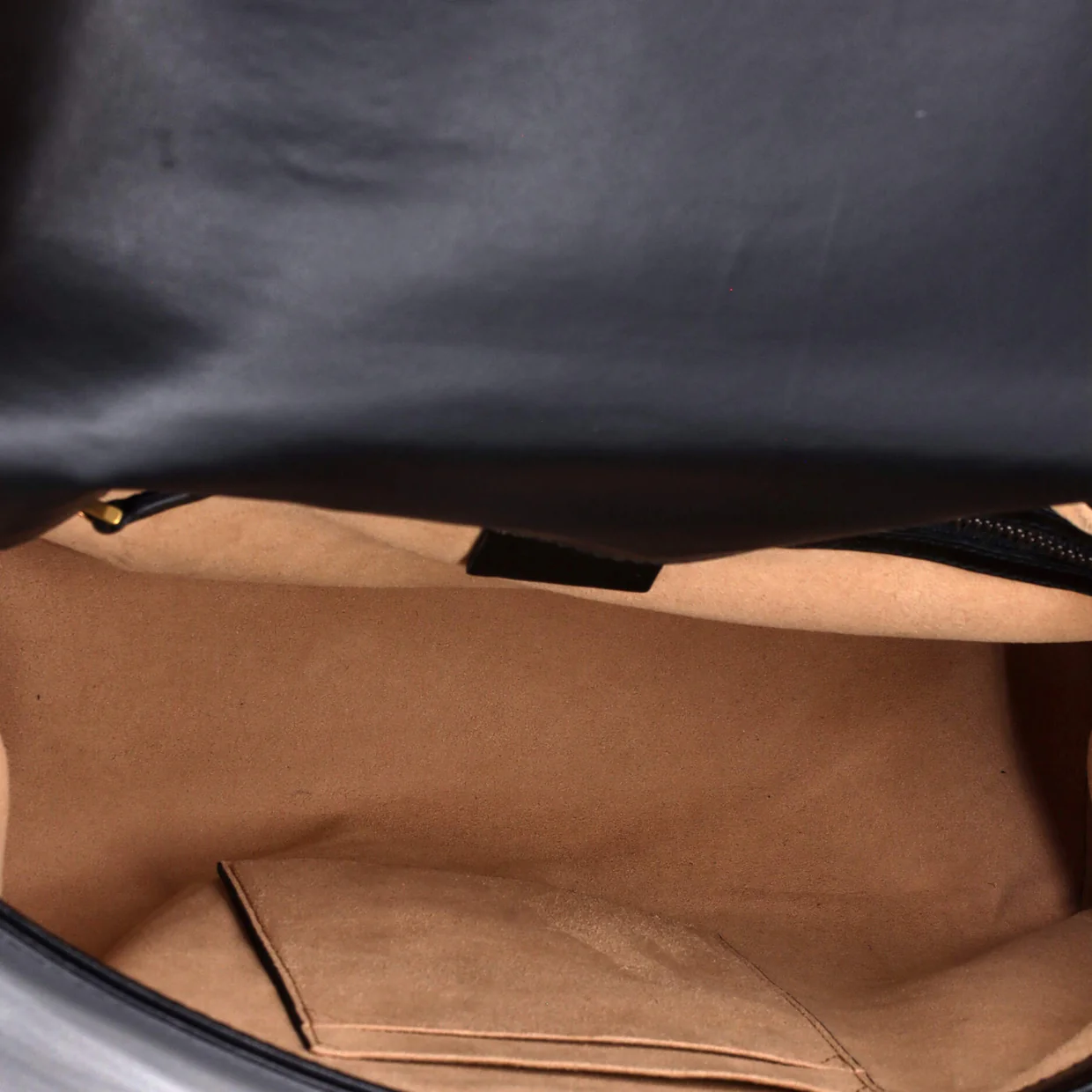 GG Marmont Top Handle Flap Bag Matelasse Leather Medium - Deep Luxury