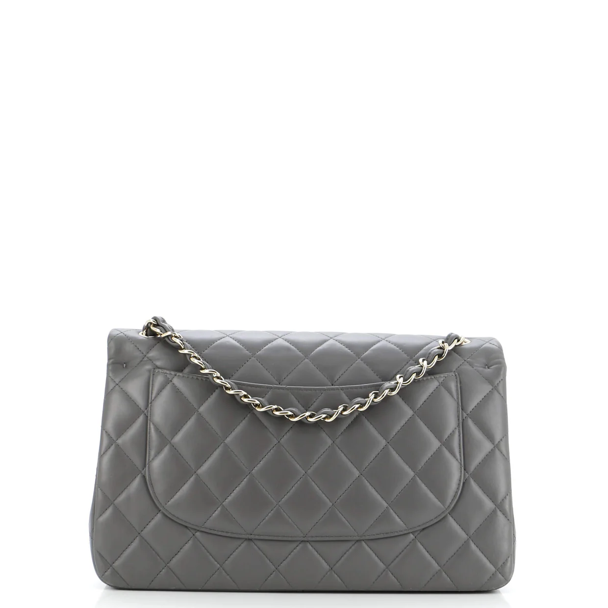 Classic Double Flap Bag Quilted Lambskin Jumbo - Deep Luxury