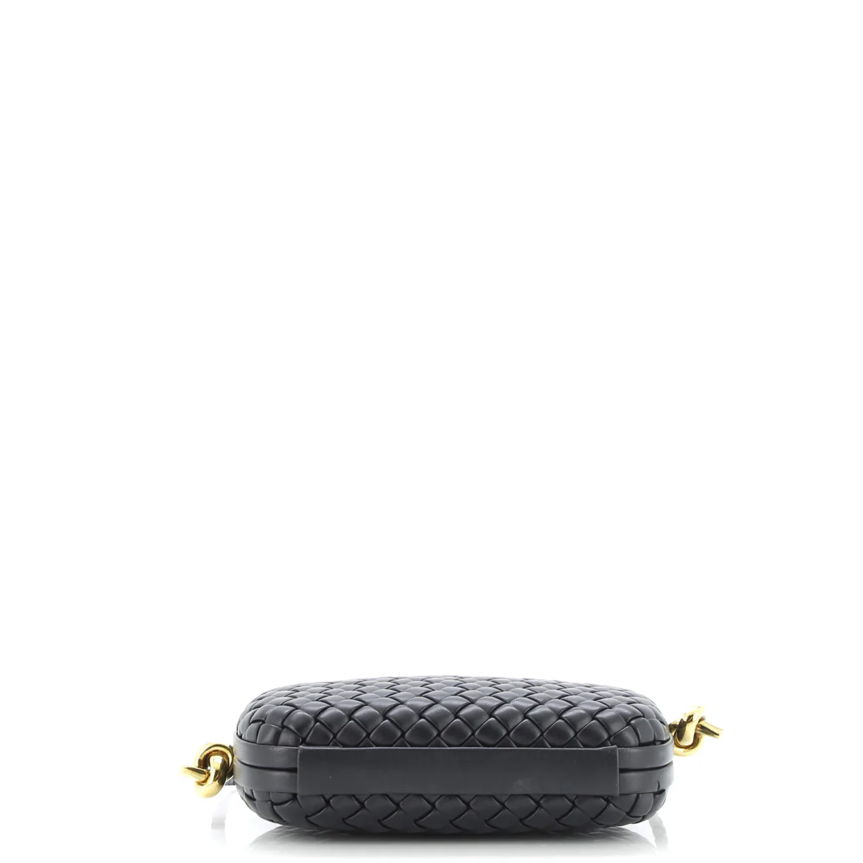 Knot Minaudiere on Strap Intrecciato Leather - Deep Luxury