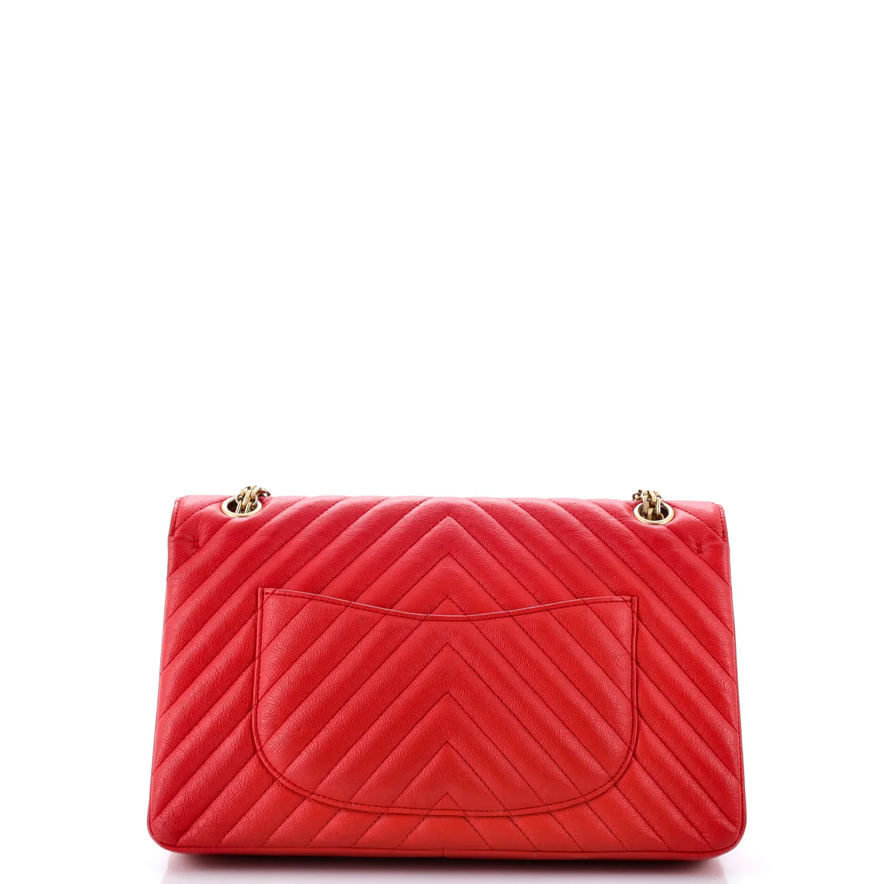 Reissue 2.55 Flap Bag Chevron Sheepskin 226 - Deep Luxury