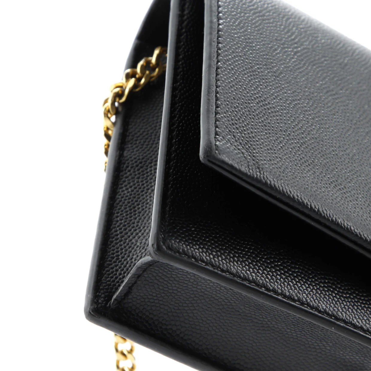 Classic Monogram Tassel Crossbody Bag Grainy Leather Small - Deep Luxury