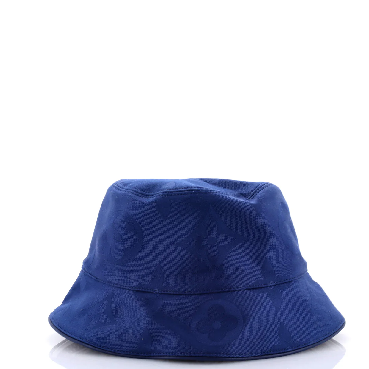 Monogram Flower Tile Reversible Hat Printed Cotton - Deep Luxury