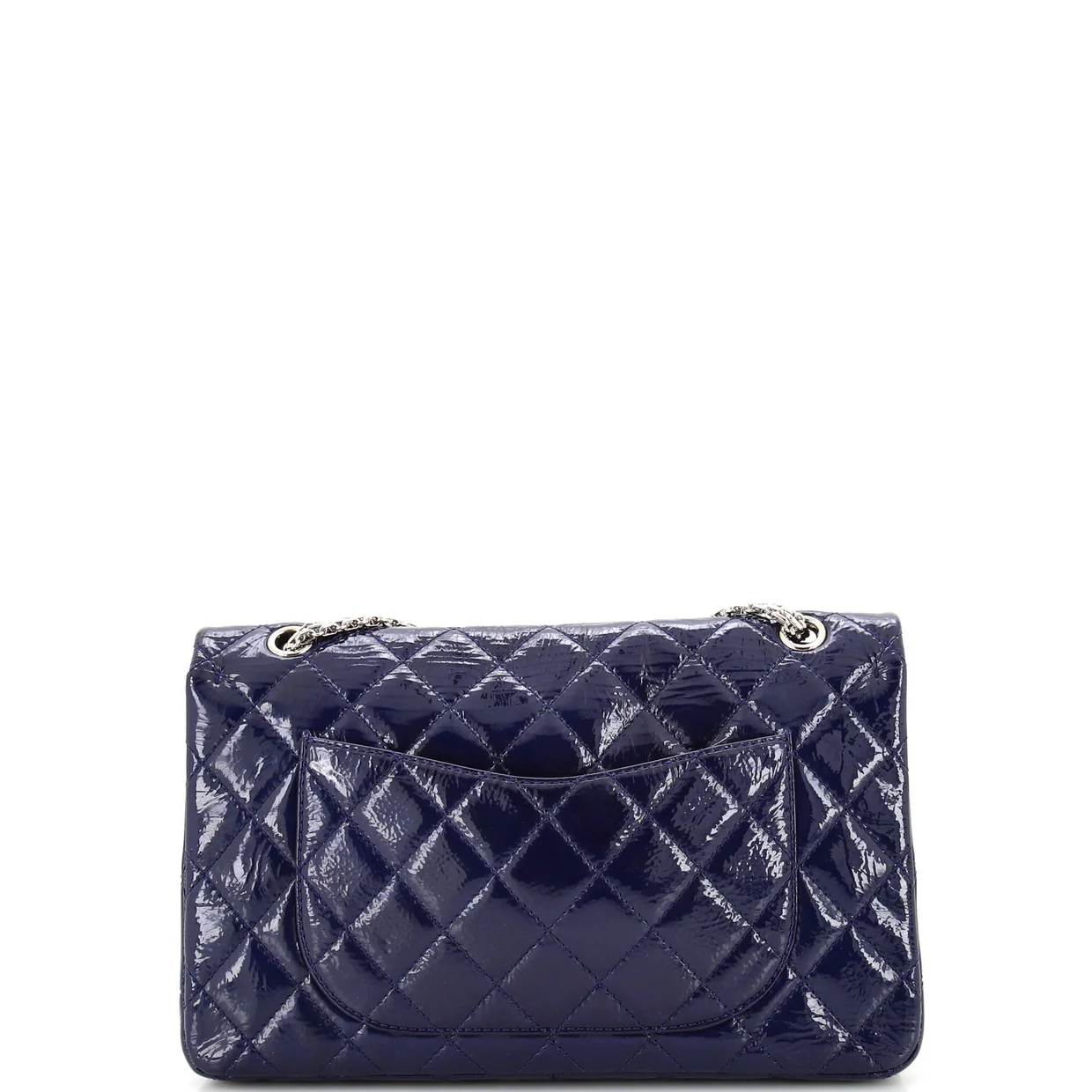 Reissue 2.55 Flap Bag Quilted Crinkled Patent 227 - Deep Luxury