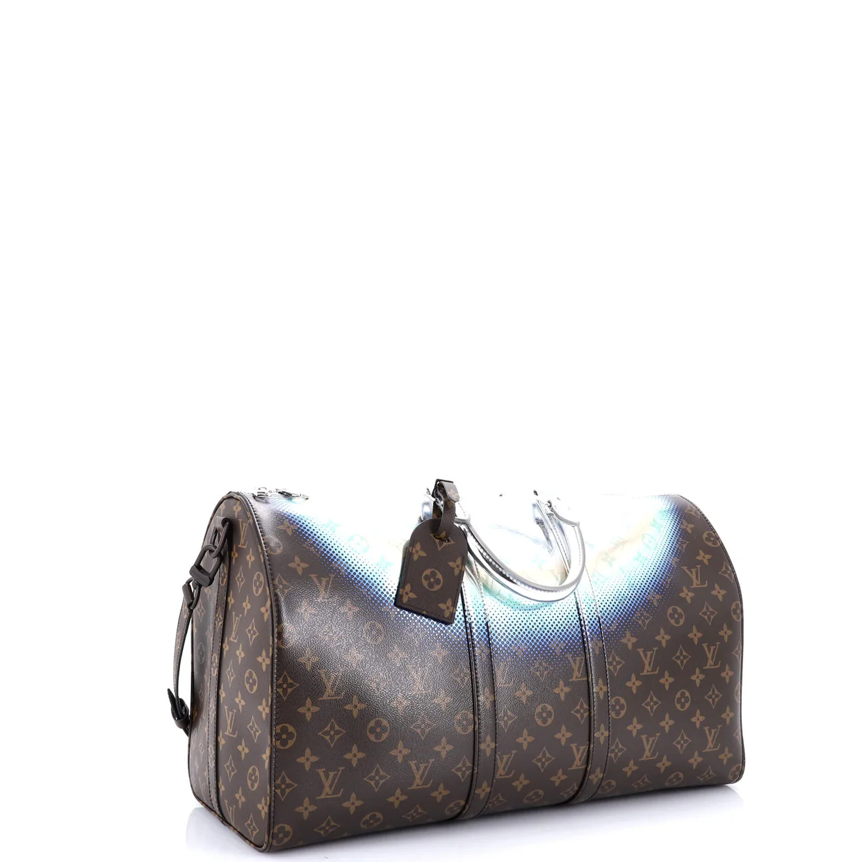 Keepall Bandouliere Bag Limited Edition Metallic Nebula Monogram Canvas 50 - Deep Luxury
