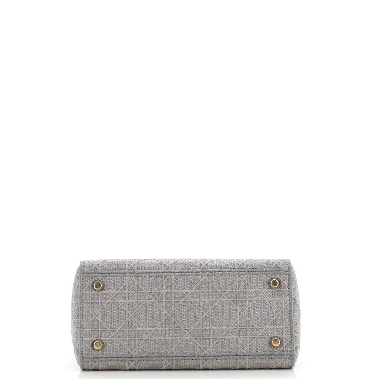 Lady D-Lite Bag Cannage Embroidered Canvas Medium - Deep Luxury
