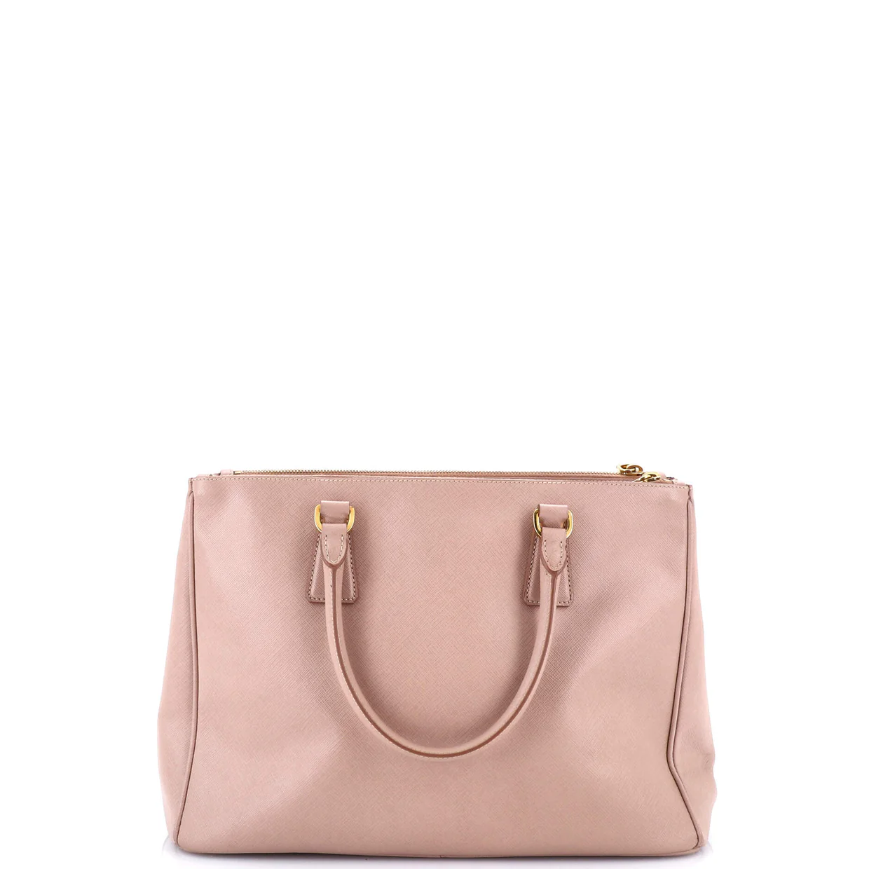 Double Zip Lux Tote Saffiano Leather Medium - Deep Luxury