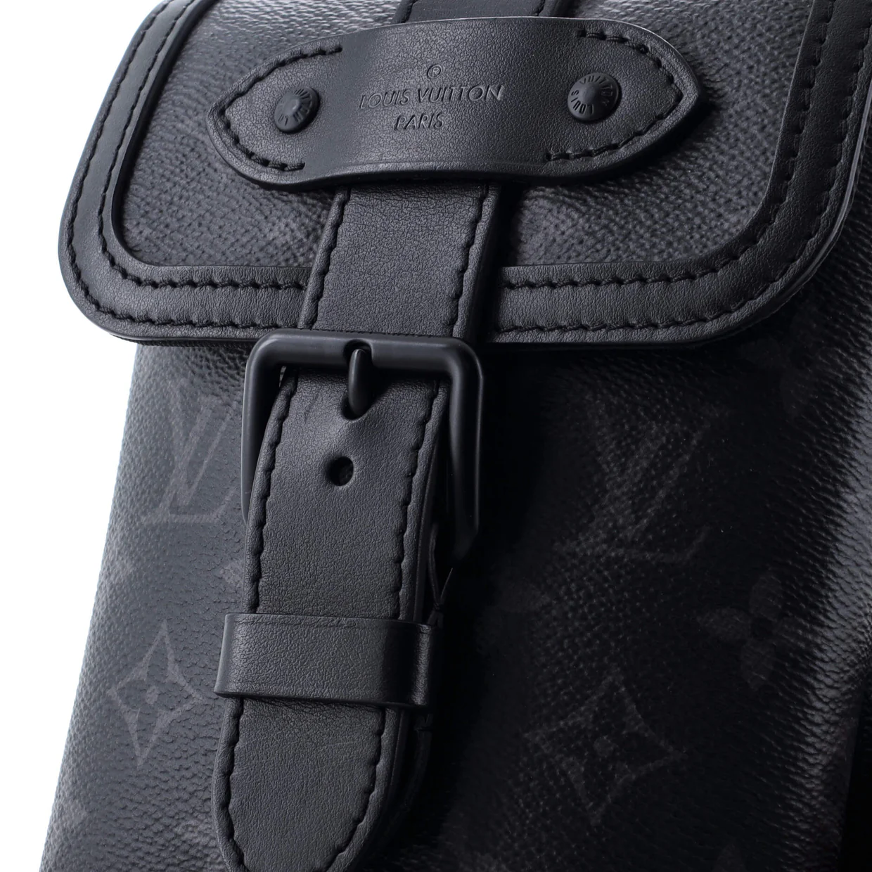 Saumur Slingbag Monogram Eclipse Canvas - Deep Luxury