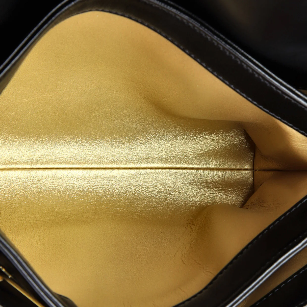 Crystal Logo Letters Chain Handle Flap Bag Quilted Lambskin Small - Deep Luxury