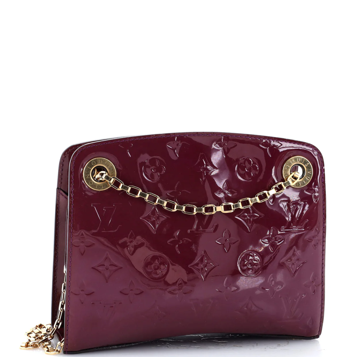 Virginia Handbag Monogram Vernis PM - Deep Luxury