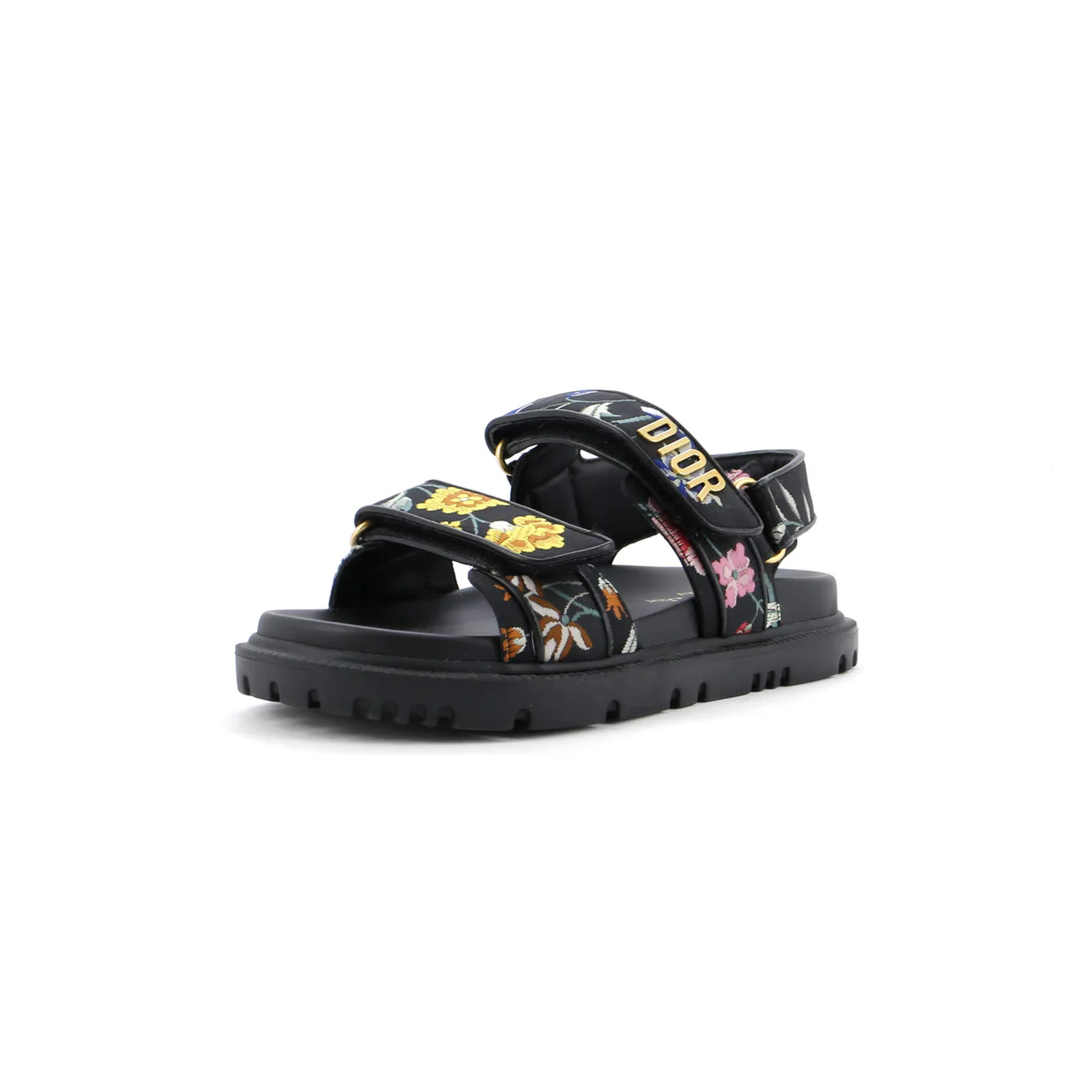 Women's DiorAct Sandals Printed Technical Fabric - Deep Luxury