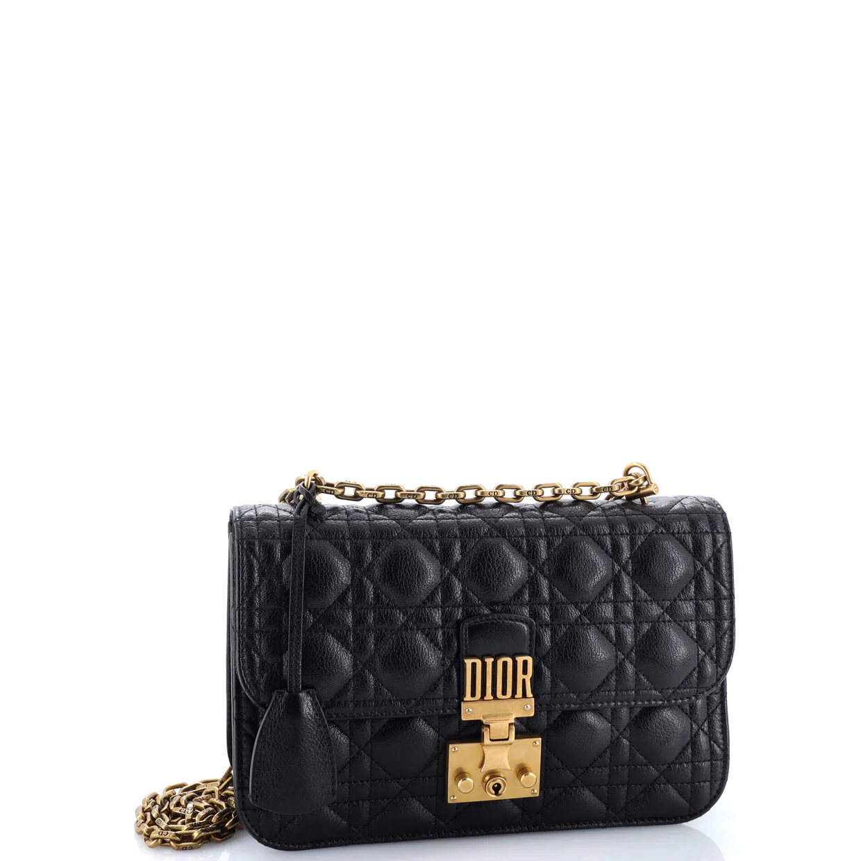 Dioraddict Flap Bag Cannage Quilt Lambskin Medium - Deep Luxury