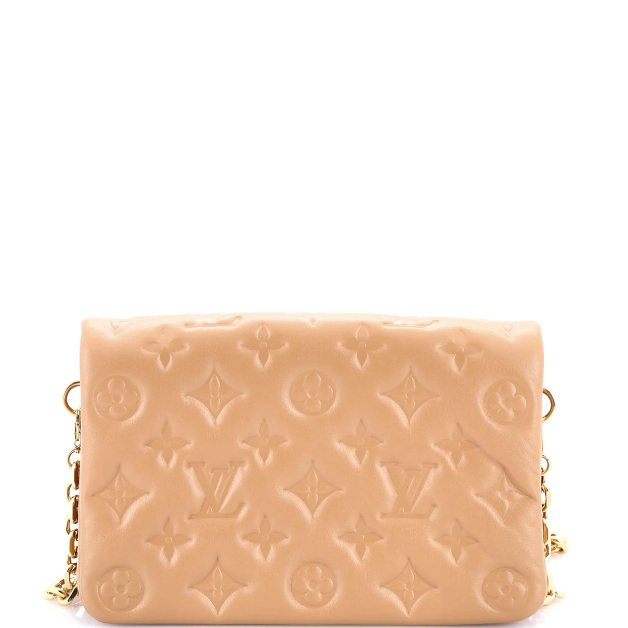 Coussin Pochette Monogram Embossed Lambskin - Deep Luxury