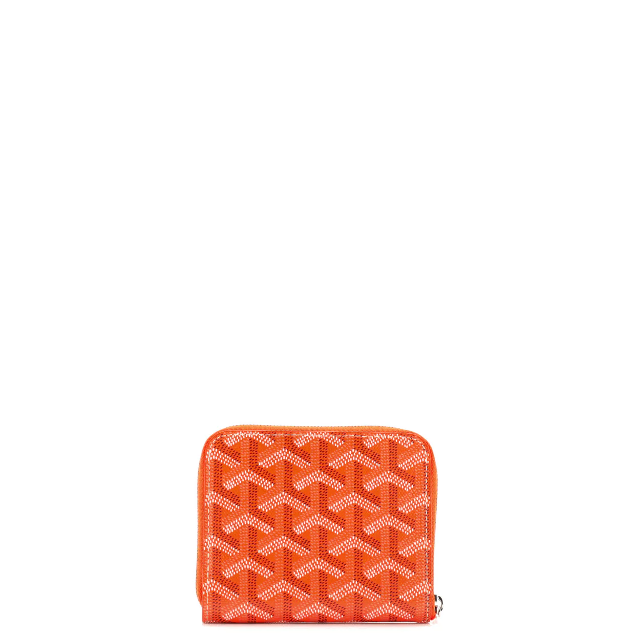 Matignon Zip Wallet Coated Canvas with Leather PM - Deep Luxury