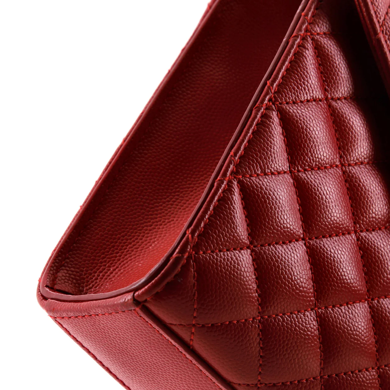 Classic Monogram Envelope Satchel Mixed Matelasse Leather Medium - Deep Luxury