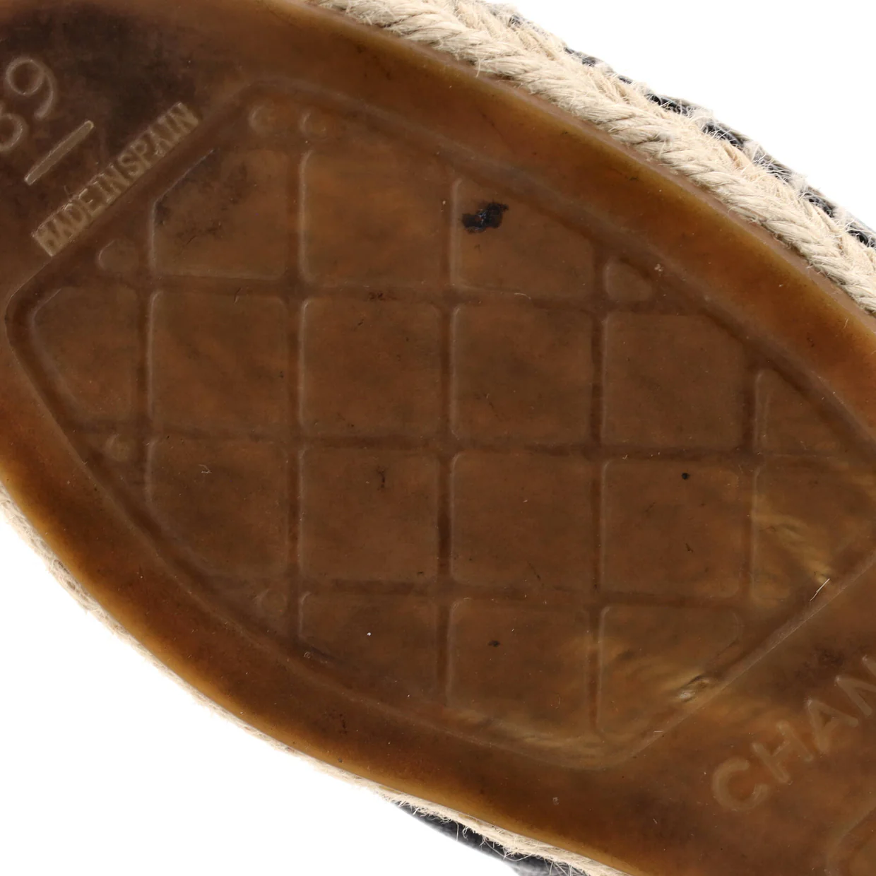 Women's CC Mule Espadrilles Leather - Deep Luxury