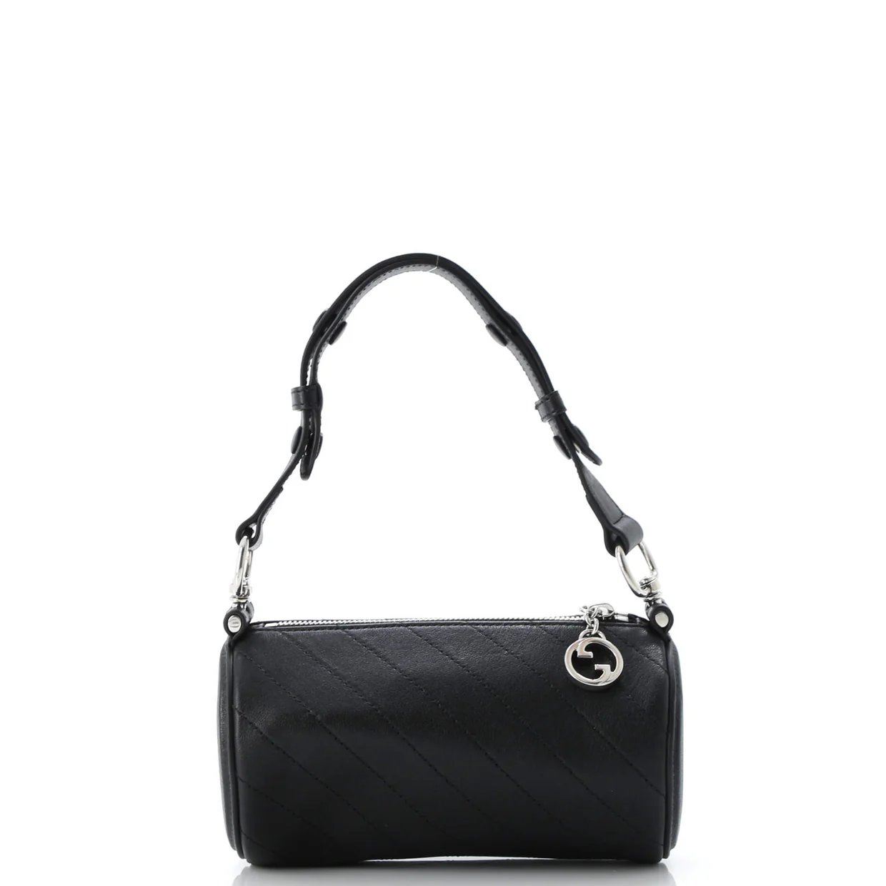 Blondie Shoulder Bag Diagonal Quilted Leather Mini - Deep Luxury