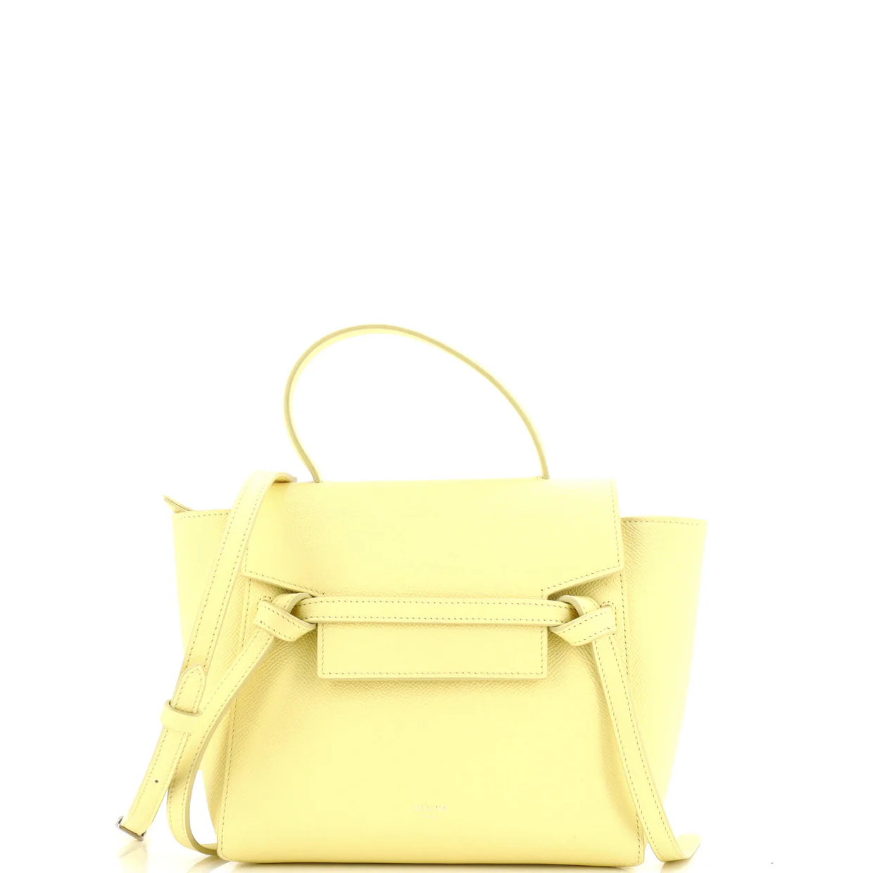 Belt Bag Textured Leather Mini - Deep Luxury