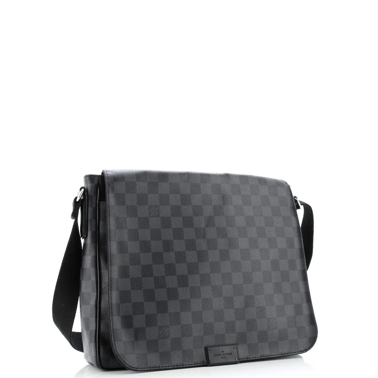 District Messenger Bag Damier Graphite MM - Deep Luxury