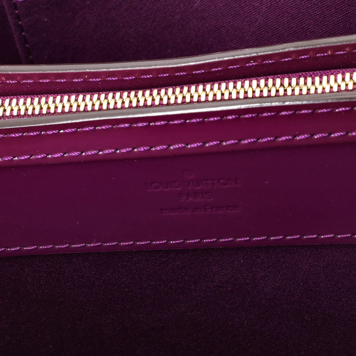 Virginia Handbag Monogram Vernis PM - Deep Luxury