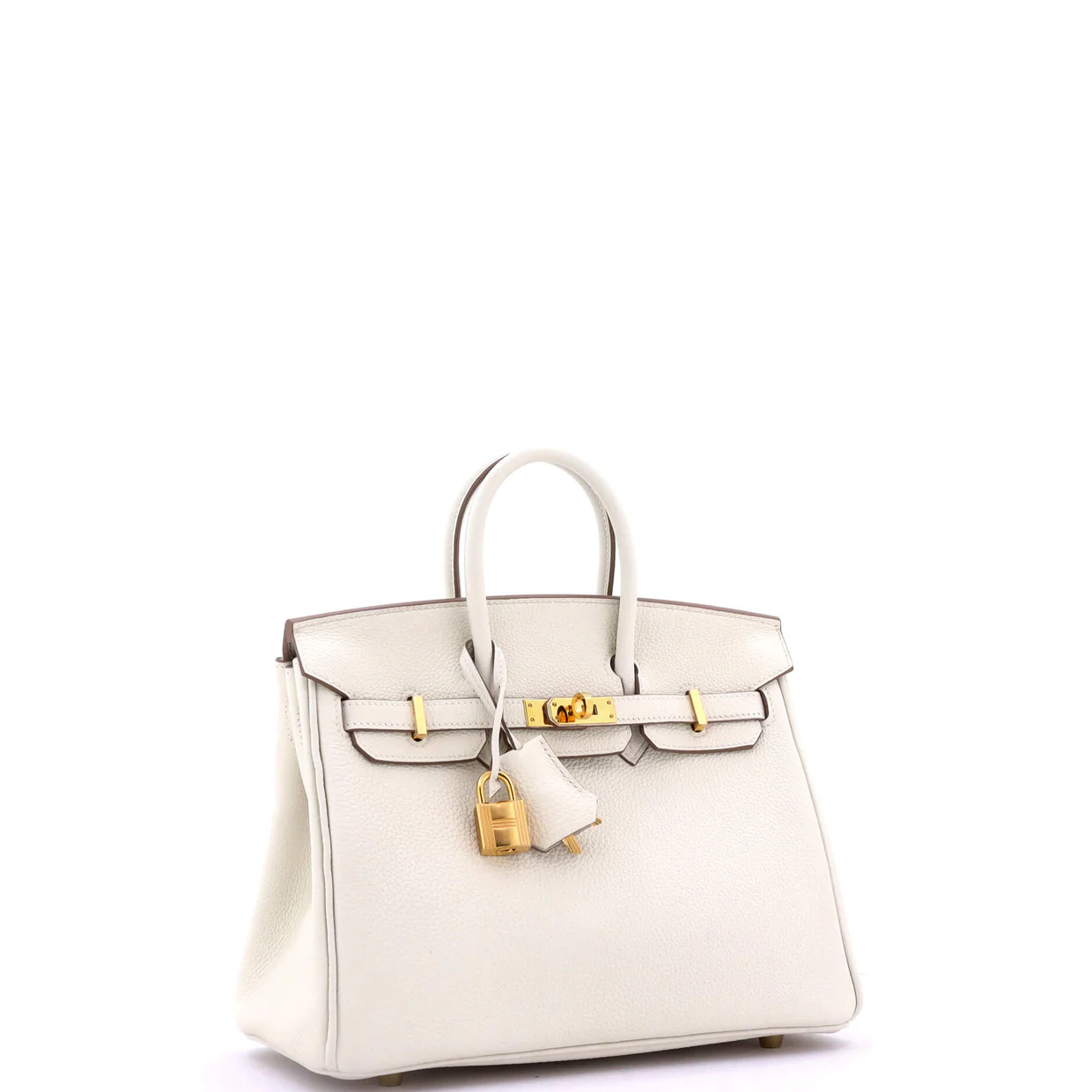 Birkin Handbag Light Togo with Gold Hardware 25 - Deep Luxury