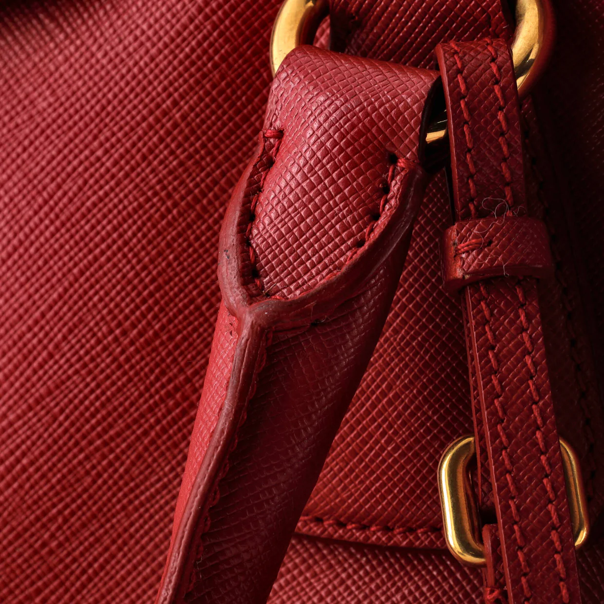 Frame Tote Saffiano Leather Medium - Deep Luxury